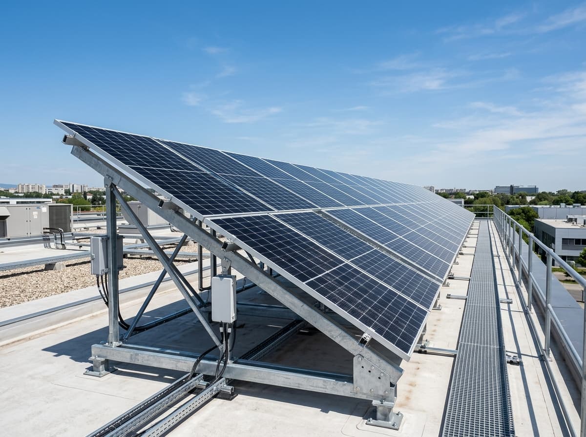 N-Type TOPCon Bifacial Module 585W front view