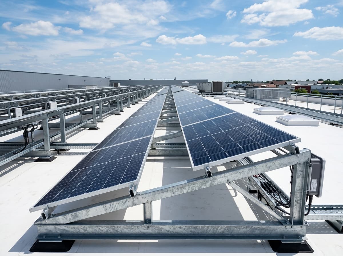 N-Type TOPCon Bifacial Module 620W front view