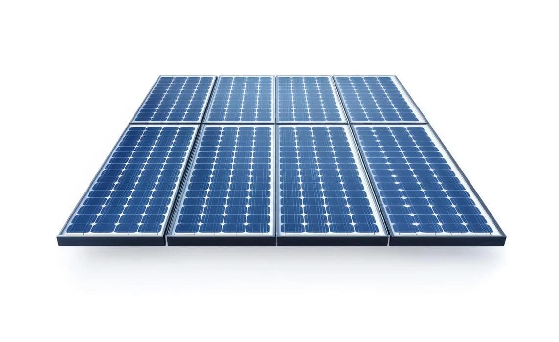 Dual-glass bifacial N-type TOPCon solar modules installed on industrial roof